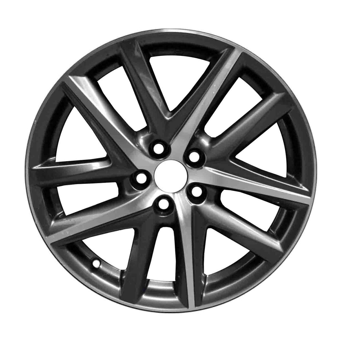 ALY74349U30 OEM & Replacement Wheel 19" 5x4.5 Machined And Charcoal
