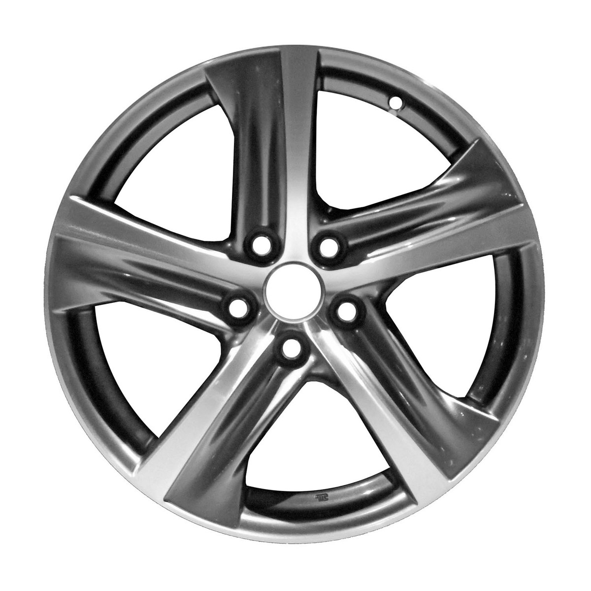 OW-UKUTNE OEM & Replacement Wheel 18" 5x4.5 Machined And Dark Silver