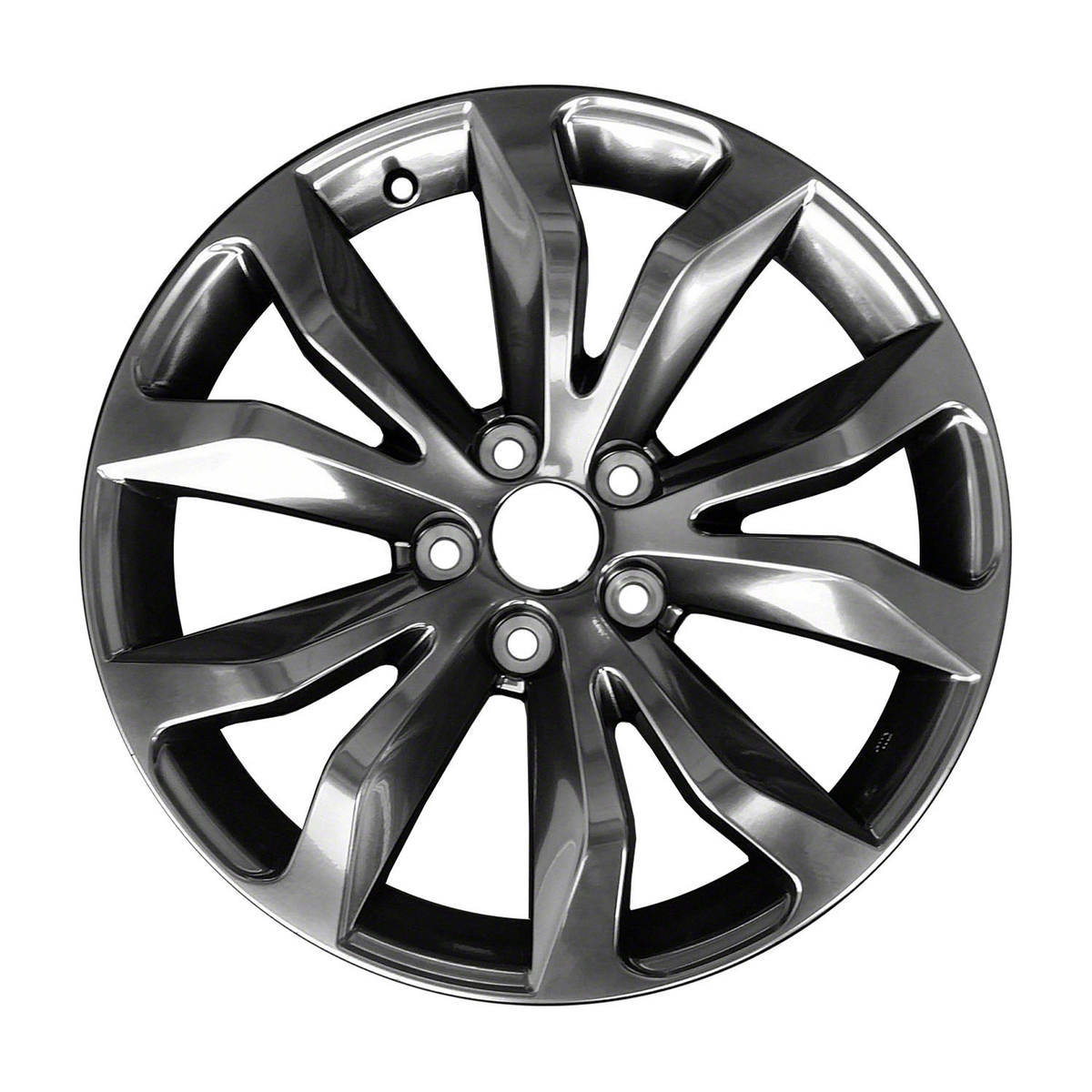 OW-VRJK4B OEM Factory Wheel 18" 5x4.5 All Painted Black Smoked Hyper Silver