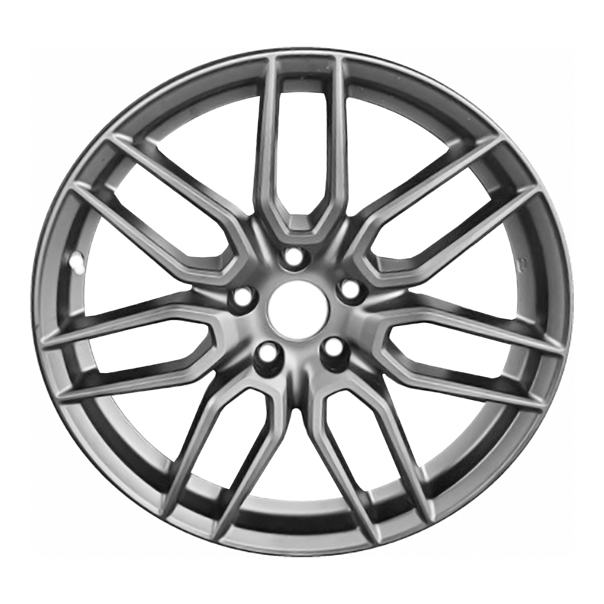 OW-P89VXR OEM & Replacement Wheel 19" 5x4.5 All Painted Flat Black