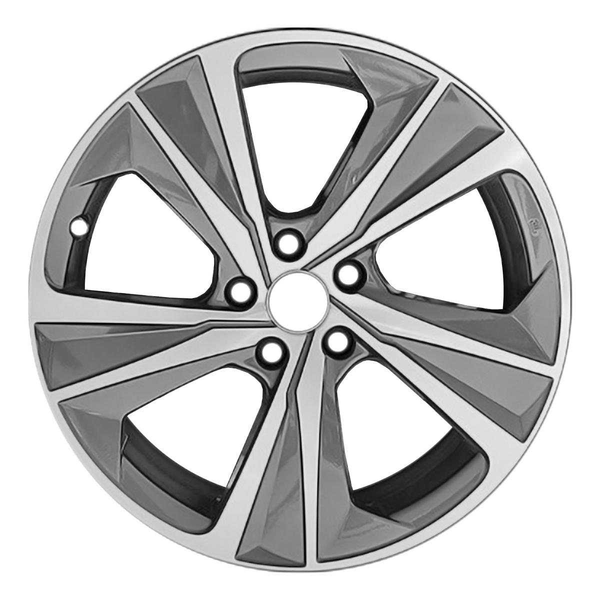 OW-FFQ238 OEM Factory Wheel 19" 5x4.5 Machined Medium Charcoal Metallic
