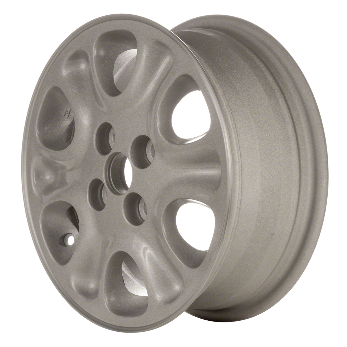 OW-GR6C8F OEM & Replacement Wheel 14" Light Silver Textured