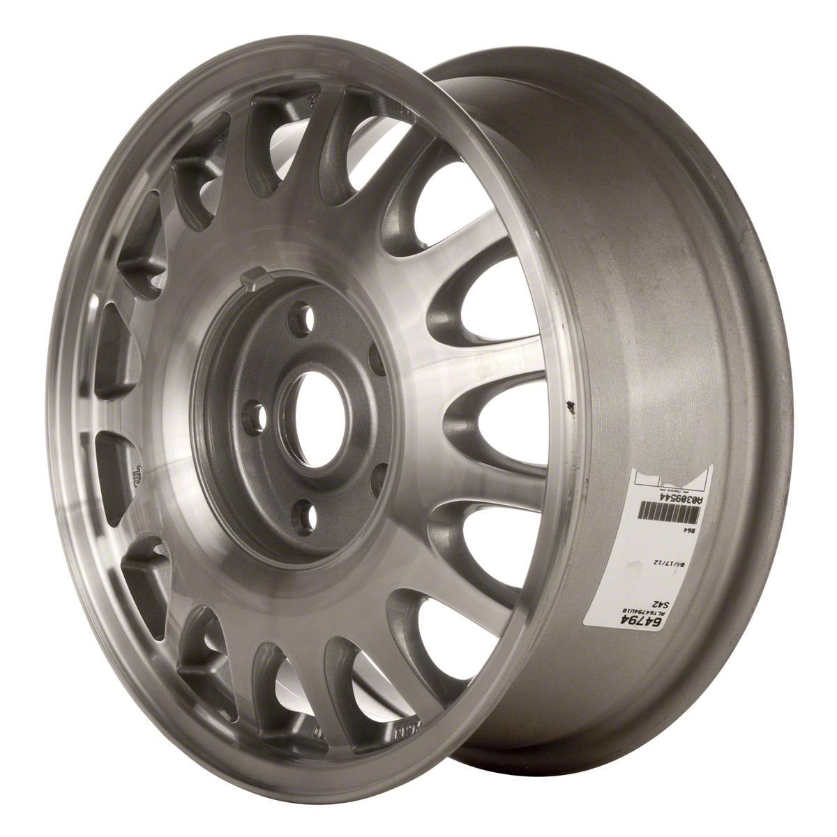OW-JMT87D OEM & Replacement Wheel 15" Sparkle Silver
