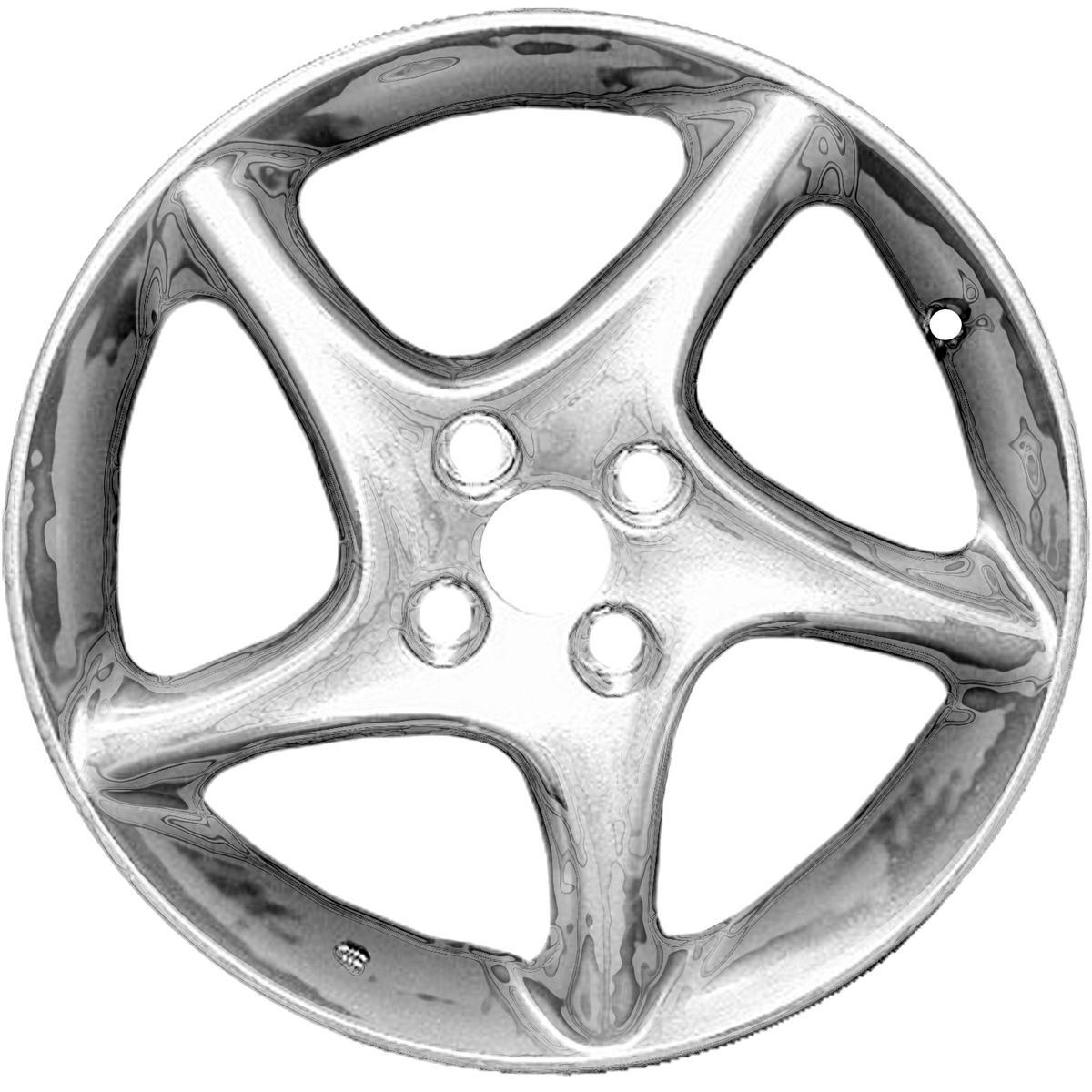 OW-PS5EK6 OEM & Replacement Wheel 16" 4x100.0 Light Pvd A.m. Chrome