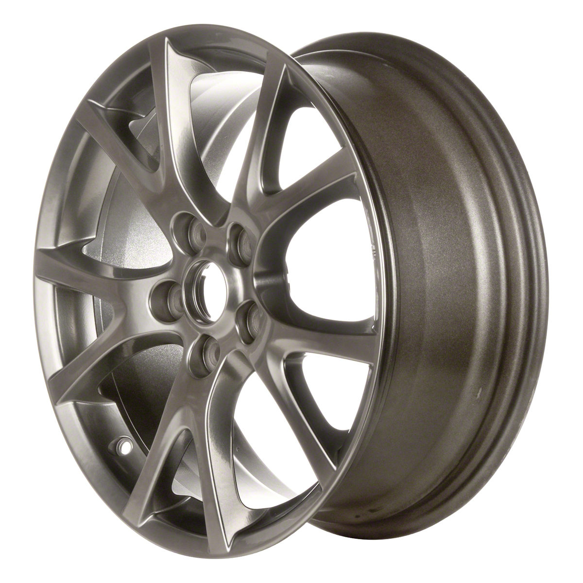 OW-QPY9MW OEM & Replacement Wheel 17" 5x4.5 All Painted Dark Smoked Hyper Silver