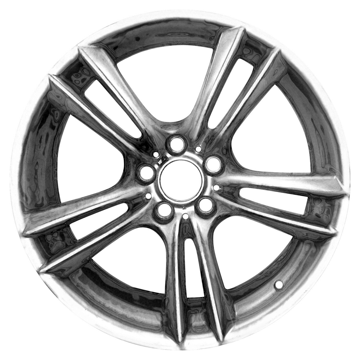 OW-KHUY56 OEM & Replacement Wheel 20" 5x120.0 Dark Pvd A.m. Chrome
