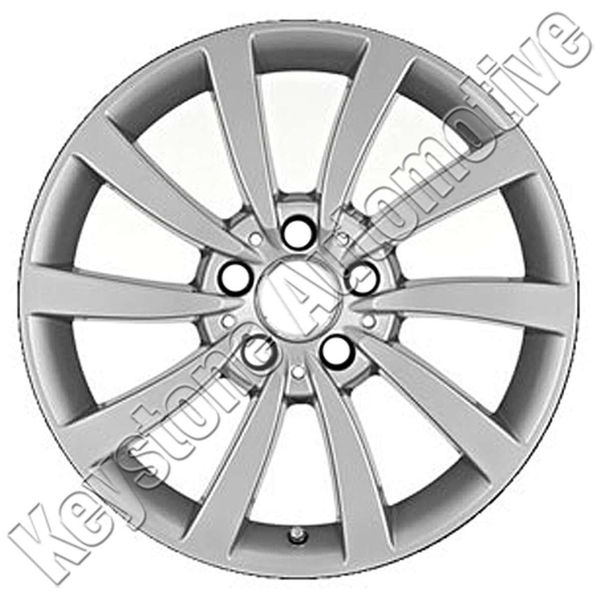 OW-GU7EPY OEM & Replacement Wheel 17" All Painted Bright Silver Full Face