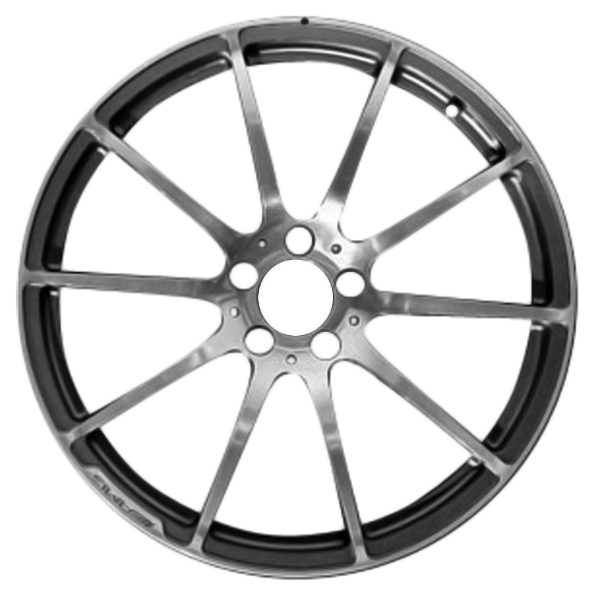 OW-PJMEE6 OEM & Replacement Wheel 19" Polished And Medium Charcoal Metallic