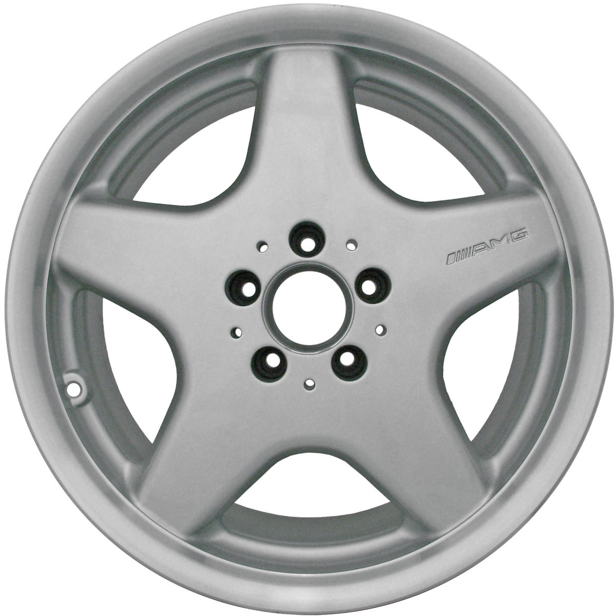 OW-KA78A9 OEM & Replacement Wheel 17" 5x112.0 Machined Lip Silver Spoke