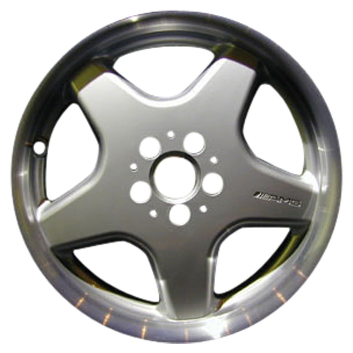 OW-FVDYQ3 OEM & Replacement Wheel 18" Silver Flange Cut