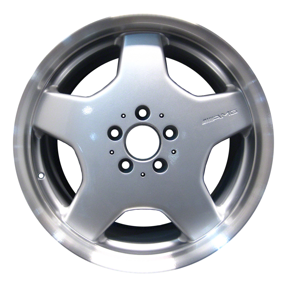 OW-6SMGSY OEM & Replacement Wheel 18" 5x112.0 Bright Silver Full Face