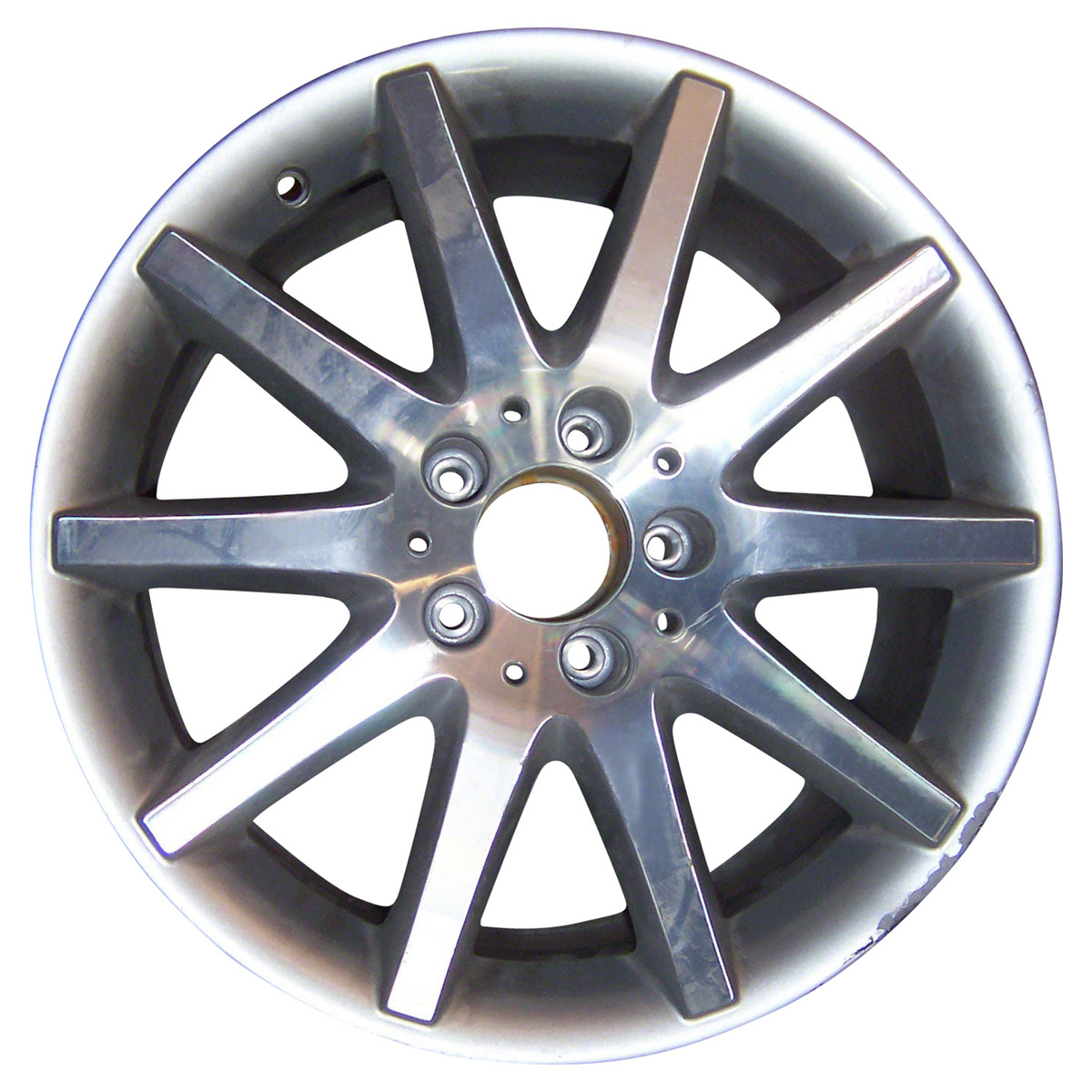 OW-CRBFBR OEM Factory Wheel 17" 5x112.0 Bright Sparkle Silver Full Face
