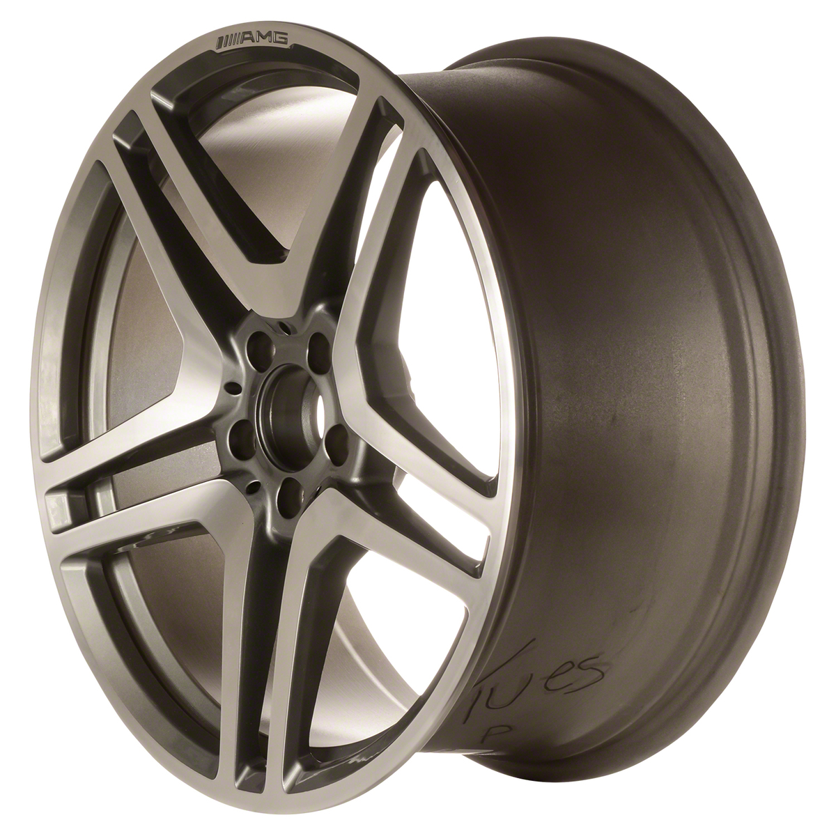 OW-YADYET OEM & Replacement Wheel 20" 5x112.0 Machined And Medium Charcoal