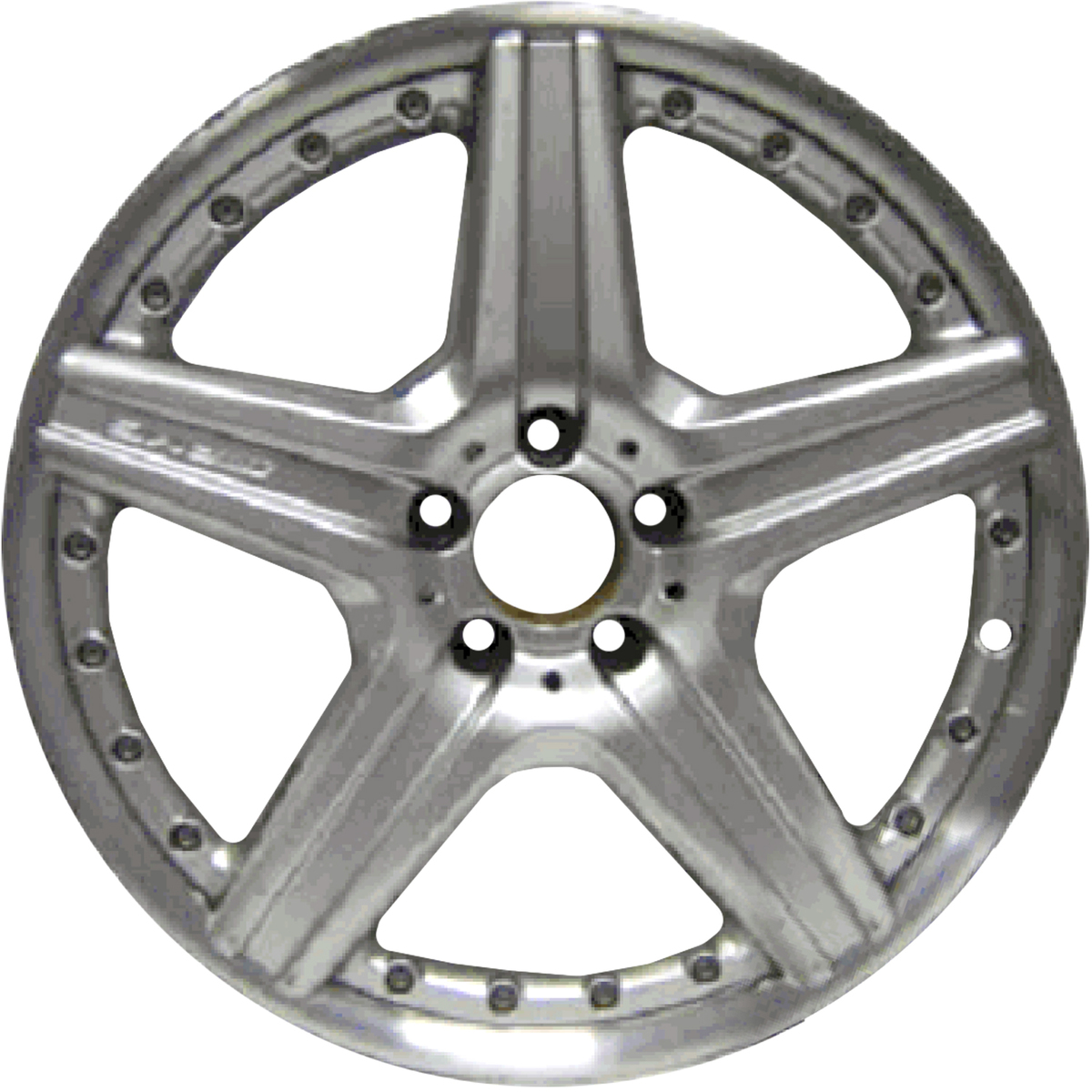 OW-35H7DH OEM & Replacement Wheel 19" Machined Lip Silver Spoke