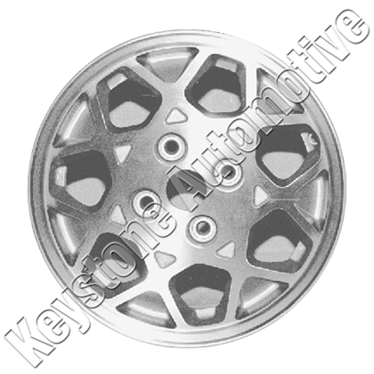 OW-GPUYGF OEM & Replacement Wheel 15" Light Sparkle Silver Textured