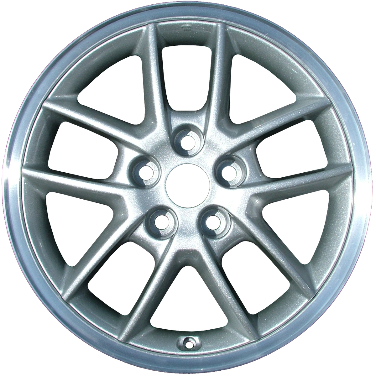 OW-FRY7CJ OEM Factory Wheel 17" 5x4.5 Sparkle Silver Flange Cut