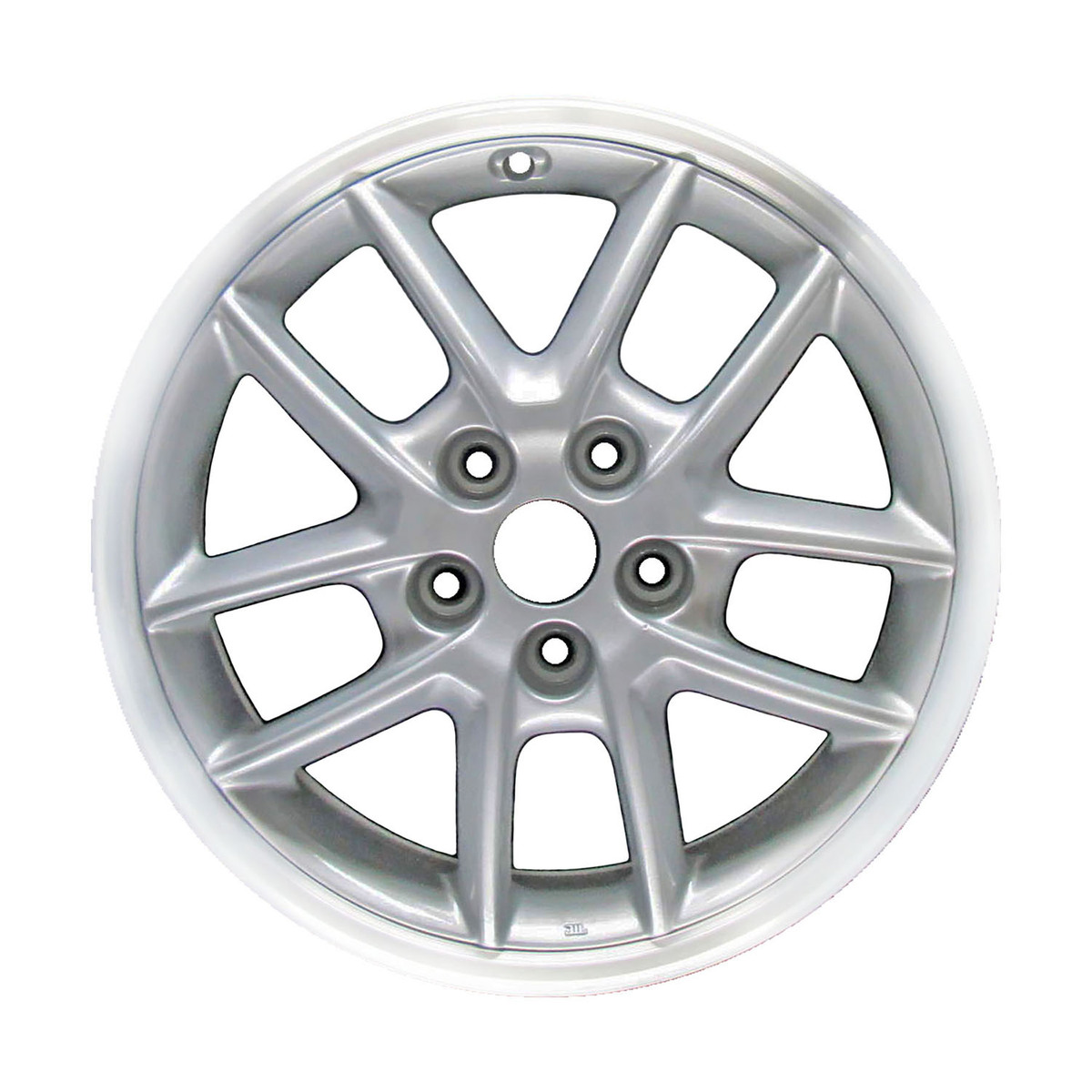 OW-Z23NZF OEM & Replacement Wheel 17" 5x4.5 Flat Silver Flange Cut