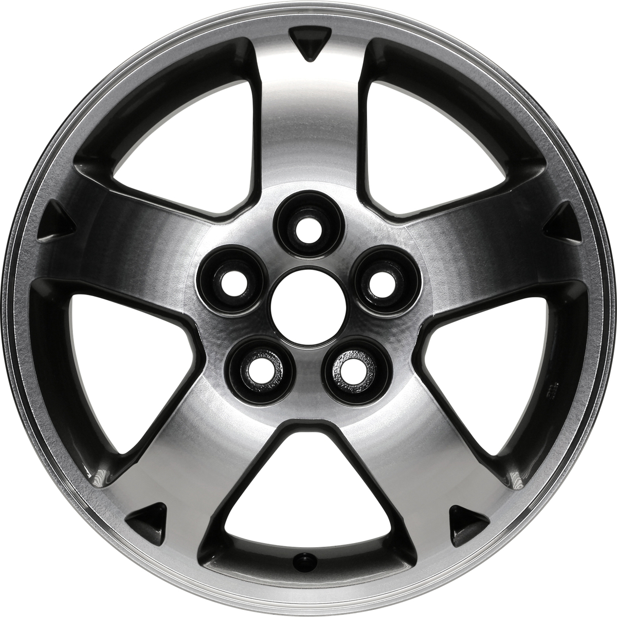 OW-A9PWCH-U30 OEM Factory Wheel 16" 5x4.5 Machined W/charcoal Vent
