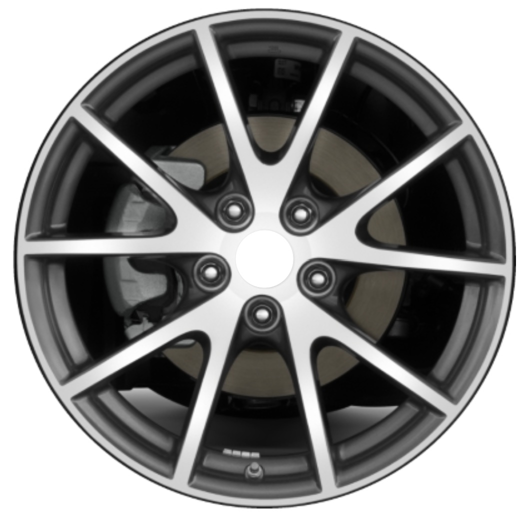 Refurbished 2009-2012 Mitsubishi Eclipse 18" Machined And Charcoal Aluminum Alloy Factory OEM Wheel (OW-AEYR9G-U30)