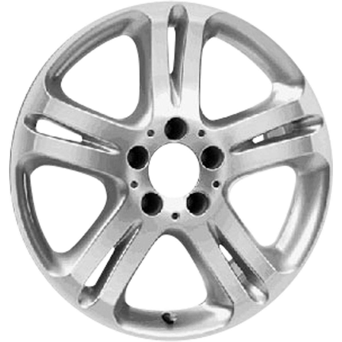 OW-DZX74F OEM & Replacement Wheel 16" Bright Silver Metallic Full Face