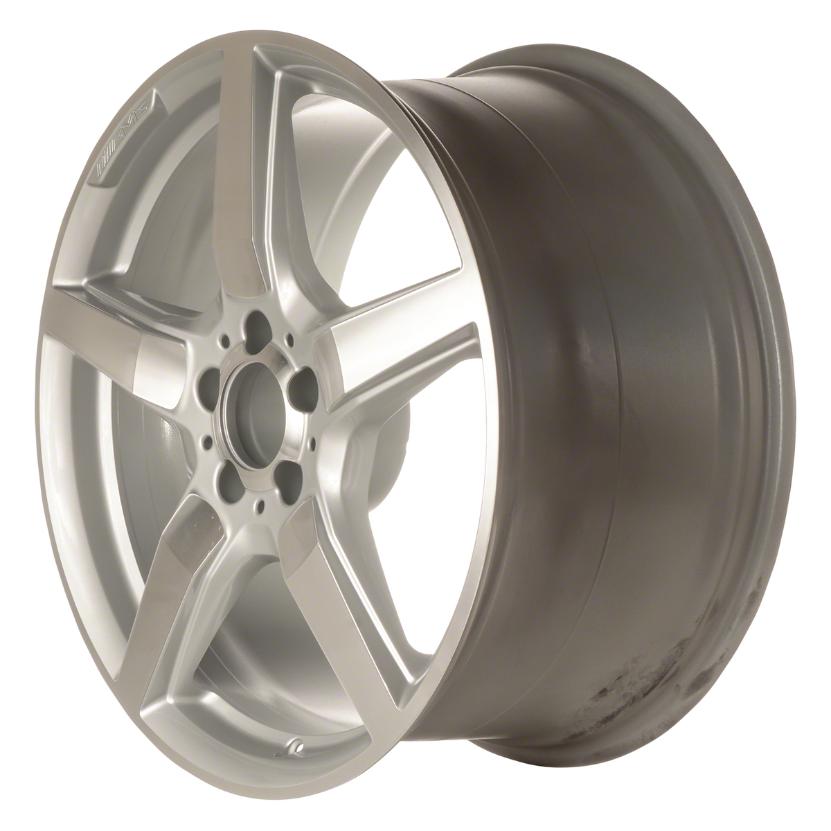 OW-Q7PAH2 OEM Factory Wheel 19" 5x112.0 Machined And Bright Sparkle Silver