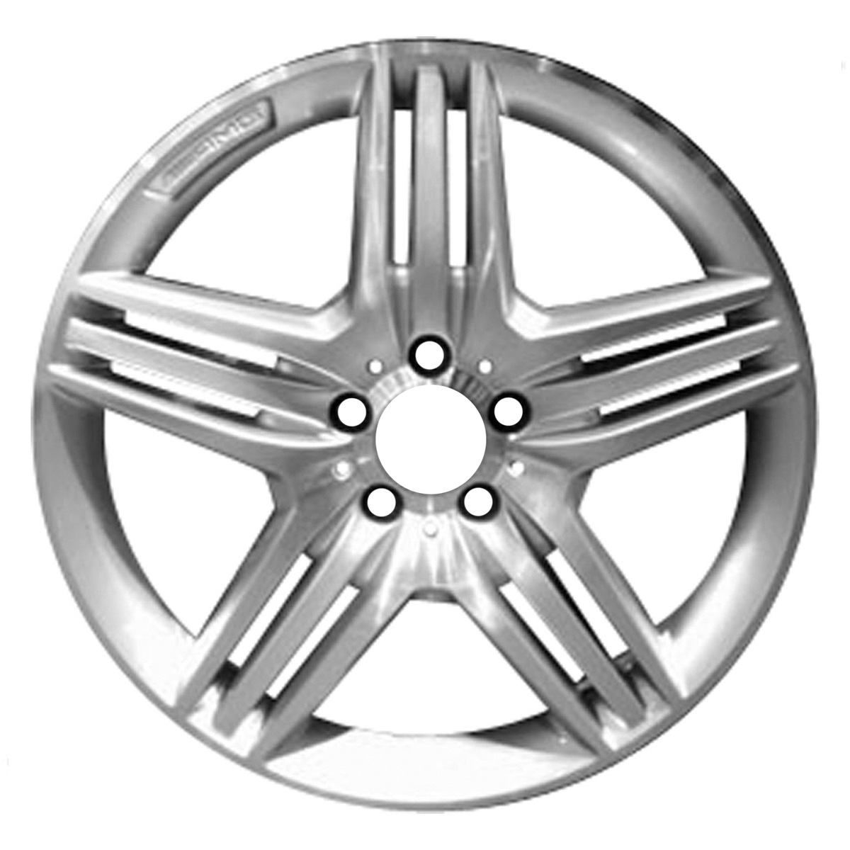 OW-H5NYUC OEM Factory Wheel 19" 5x112.0 Machined And Bright Silver
