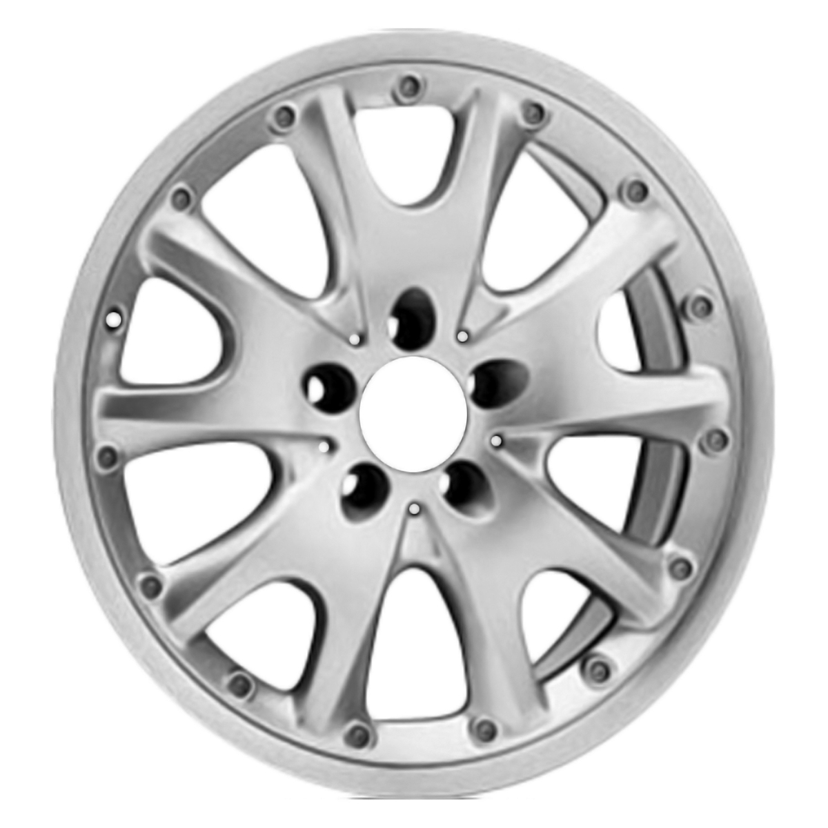 OW-ZS93XB OEM & Replacement Wheel 18" Bright Hypersilver Lip Cut