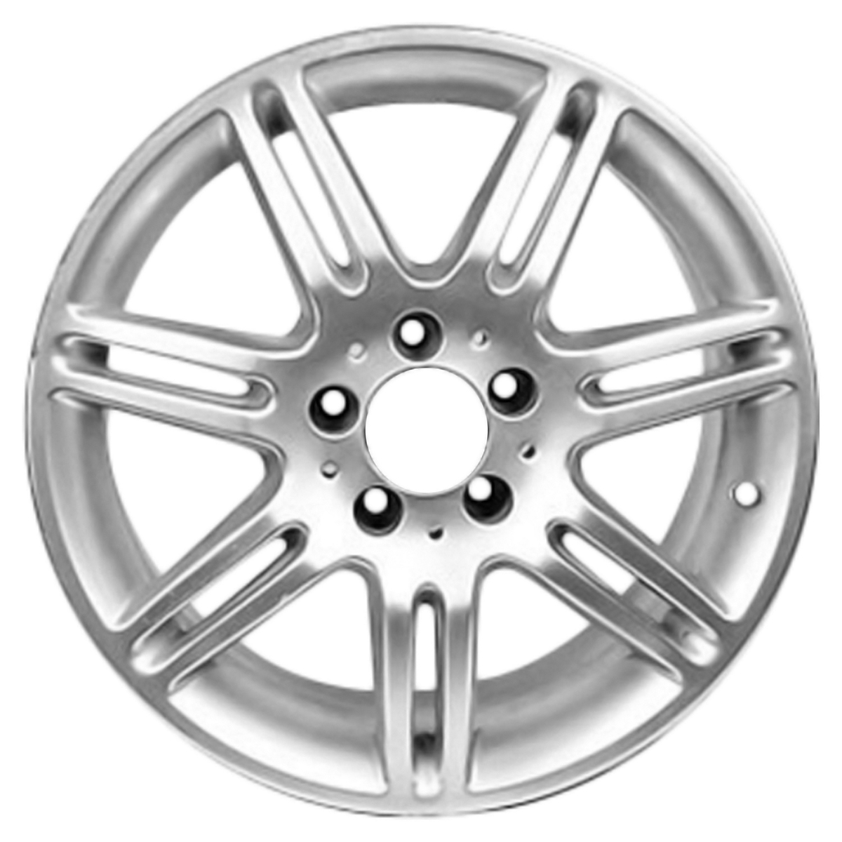 OW-V77HKB OEM & Replacement Wheel 17" 5x112.0 Bright Hypersilver Full Face