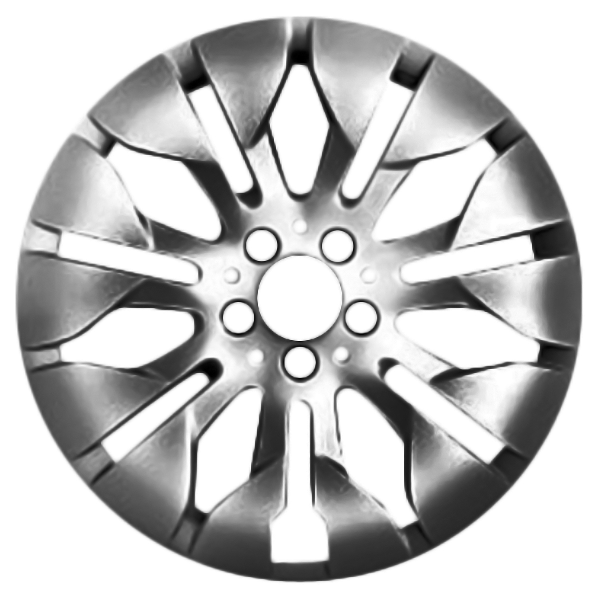 OW-F6RE8M OEM & Replacement Wheel 18" Bright Silver Metallic Full Face