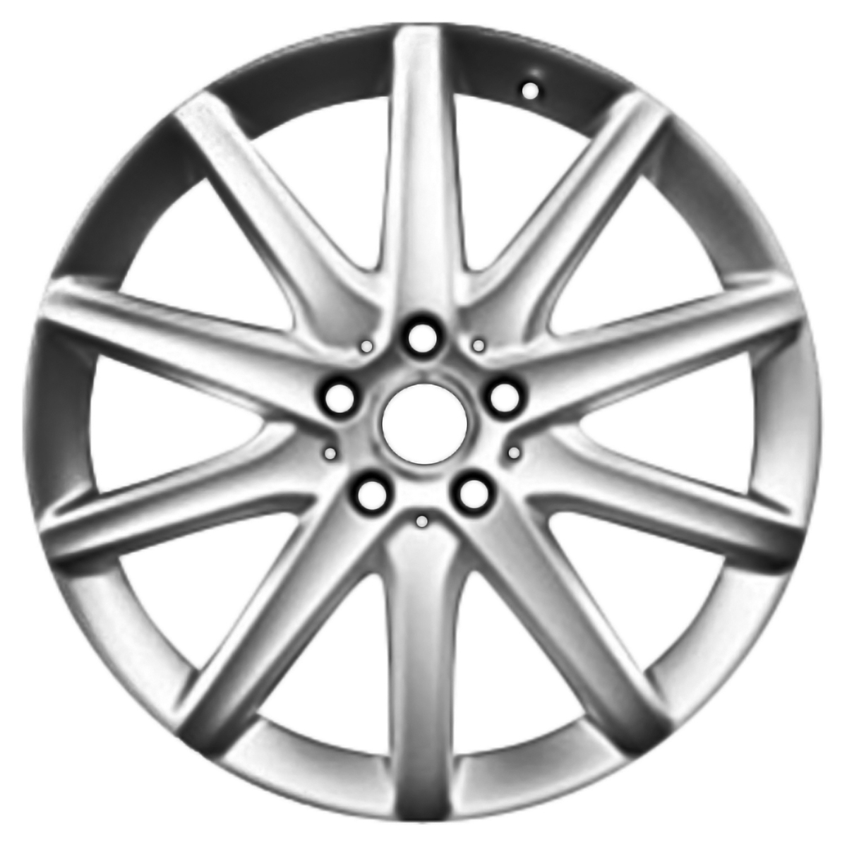 OW-2QF7YE OEM Factory Wheel 19" All Painted Bright Sparkle Silver