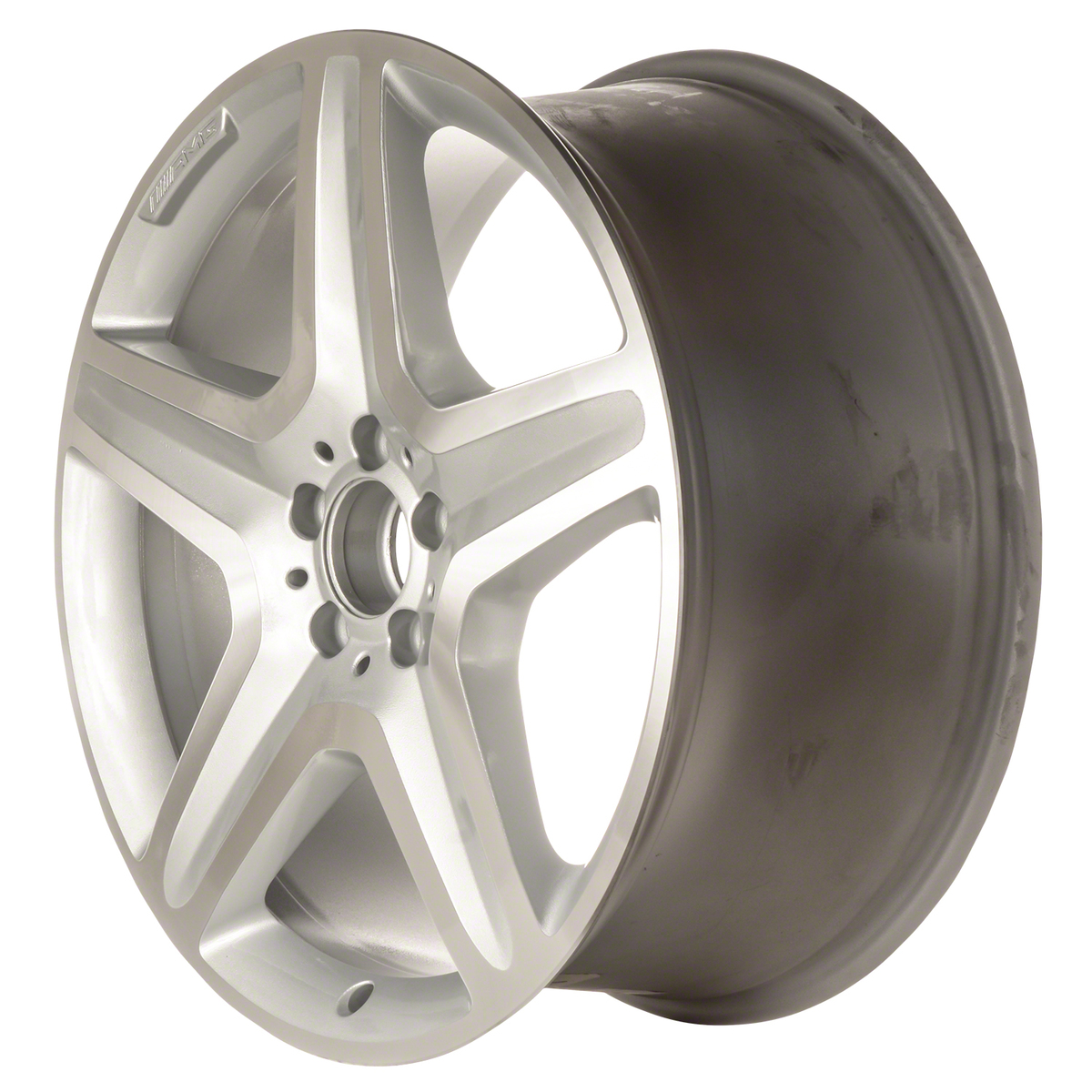 ALY85295U10 OEM Factory Wheel 20" 5x112.0 Machined And Light Silver Metallic