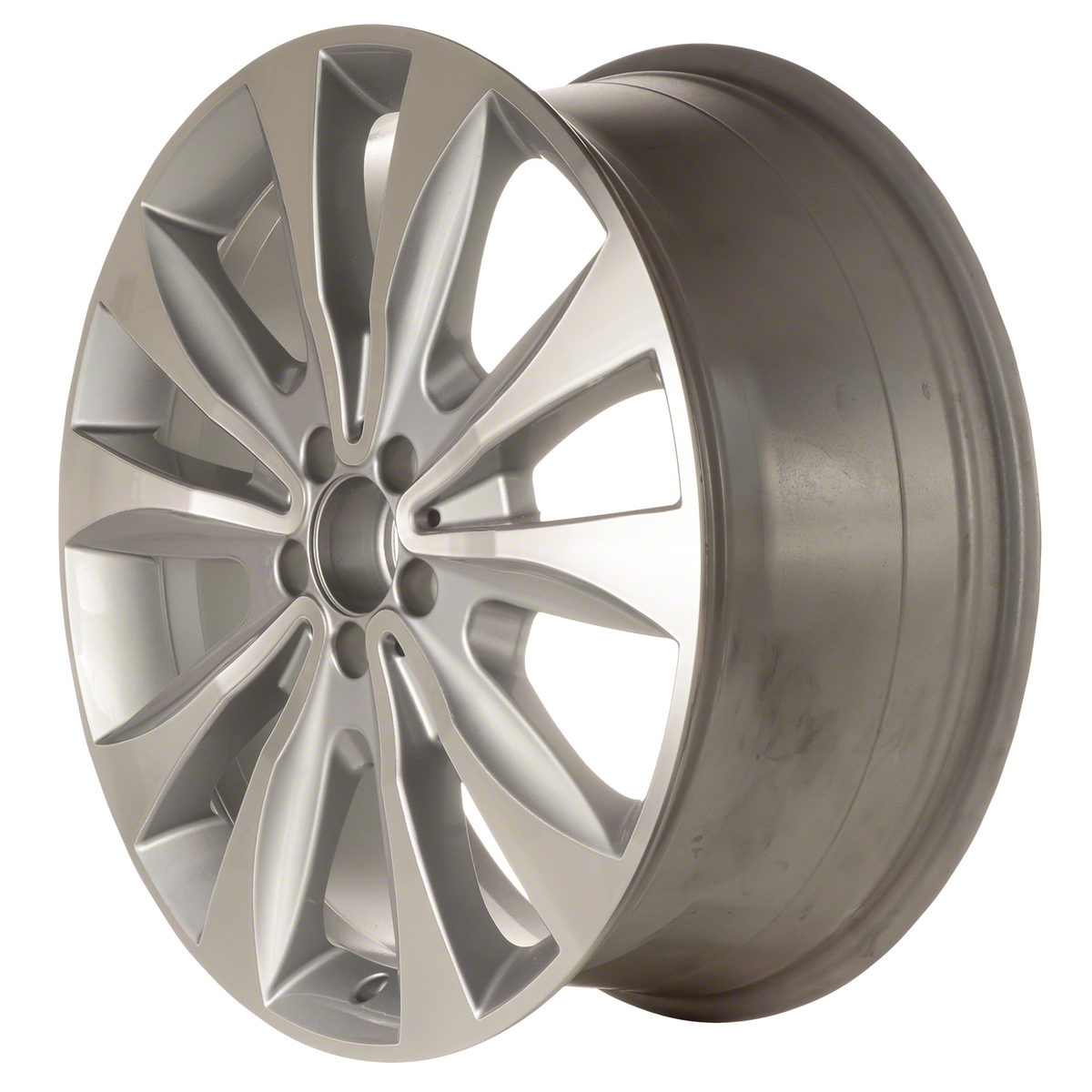 ALY85297U35 OEM Factory Wheel 20" 5x112.0 Medium Silver Metallic Machined