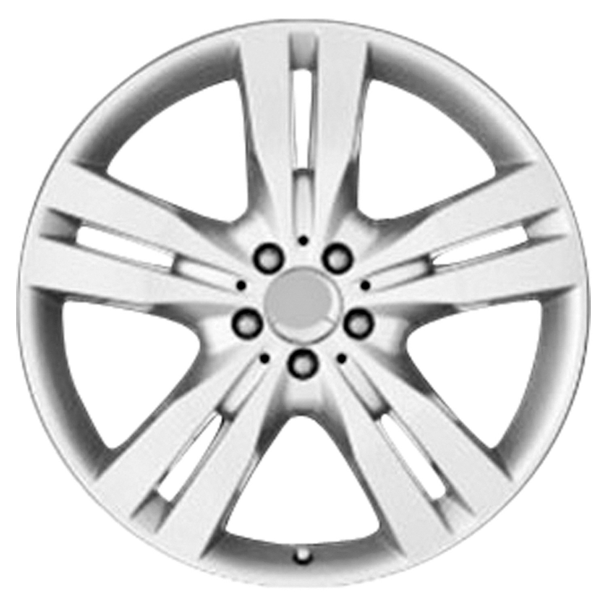 OW-GXW8QQ OEM & Replacement Wheel 20" All Painted Bright Silver