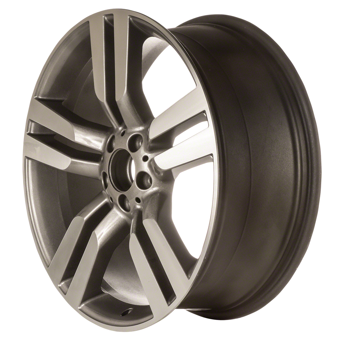 ALY85275U30 OEM Factory Wheel 20" Machined And Charcoal Silver