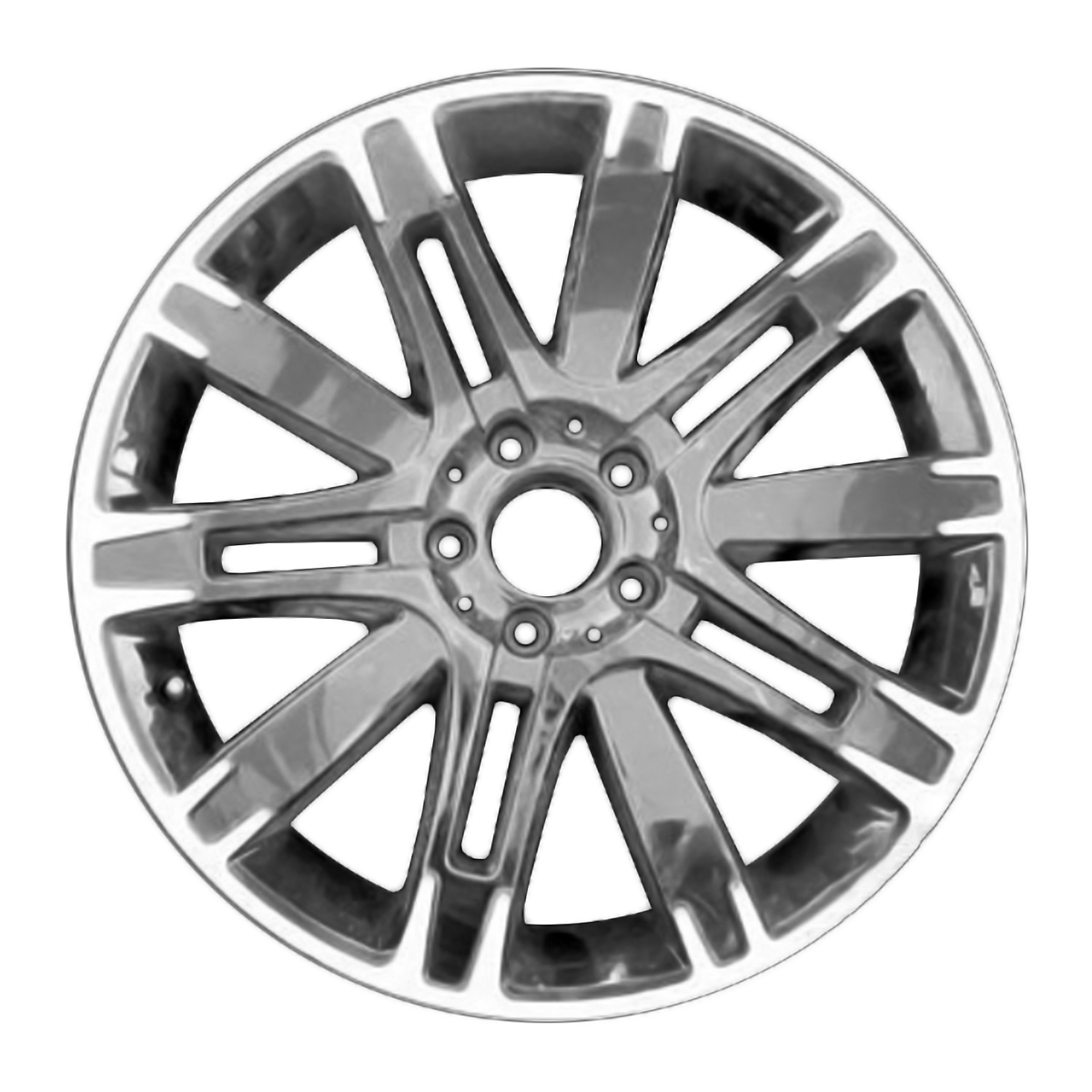 OW-JCVAEW OEM & Replacement Wheel 19" Machined And Bright Silver Metallic
