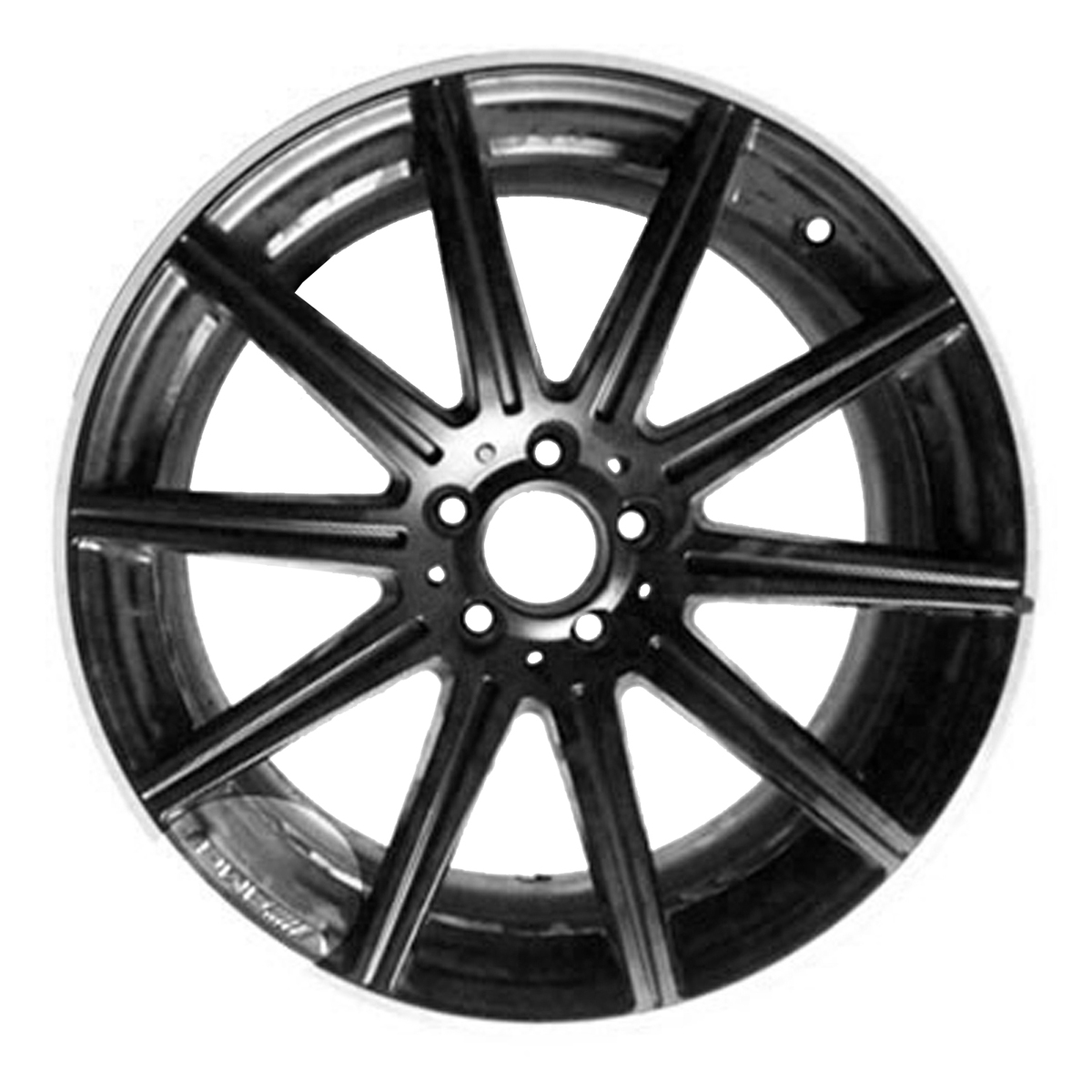 OW-FDFRFS OEM & Replacement Wheel 19" Black Flange Cut Matte