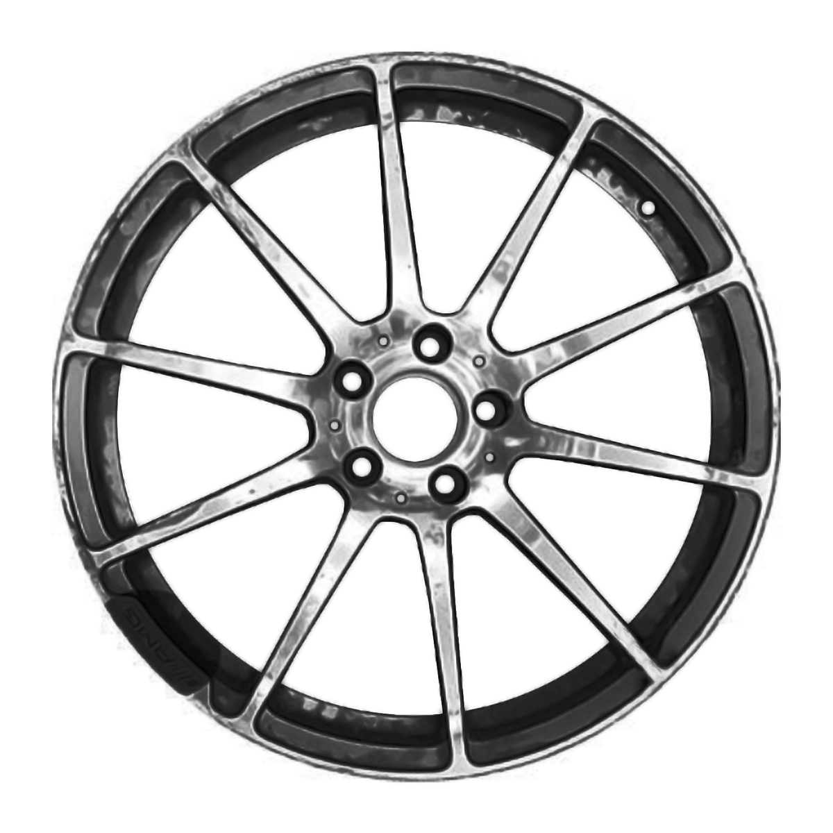 OW-VNY4SA OEM & Replacement Wheel 19" Polished And Charcoal