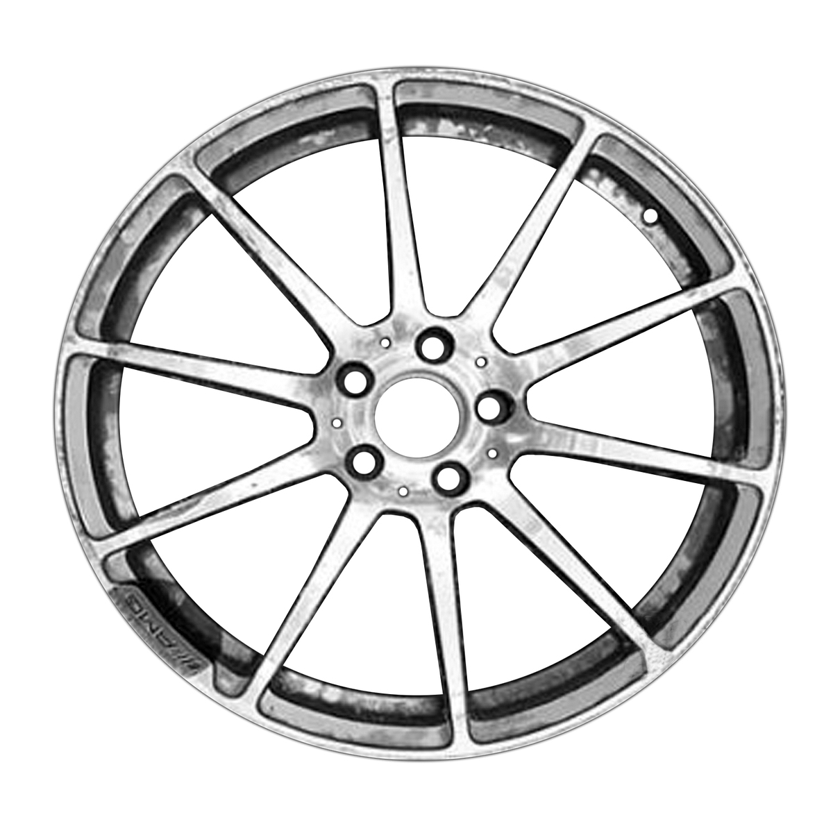 OW-V7DD39 OEM & Replacement Wheel 19" Polished And Charcoal