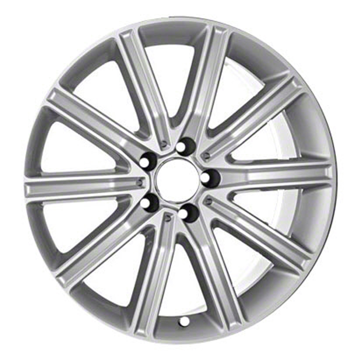 OW-5YWKYS OEM & Replacement Wheel 19" Machined And Bright Silver