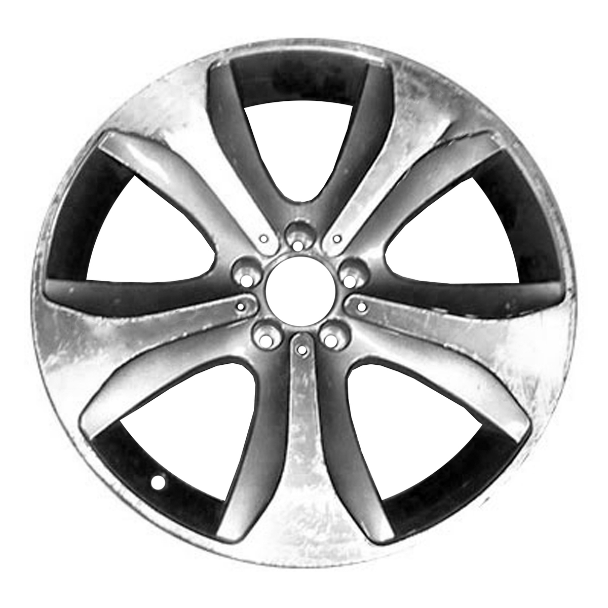 OW-PBY7UW OEM & Replacement Wheel 19" 5x112.0 Machined And Medium Charcoal Metallic