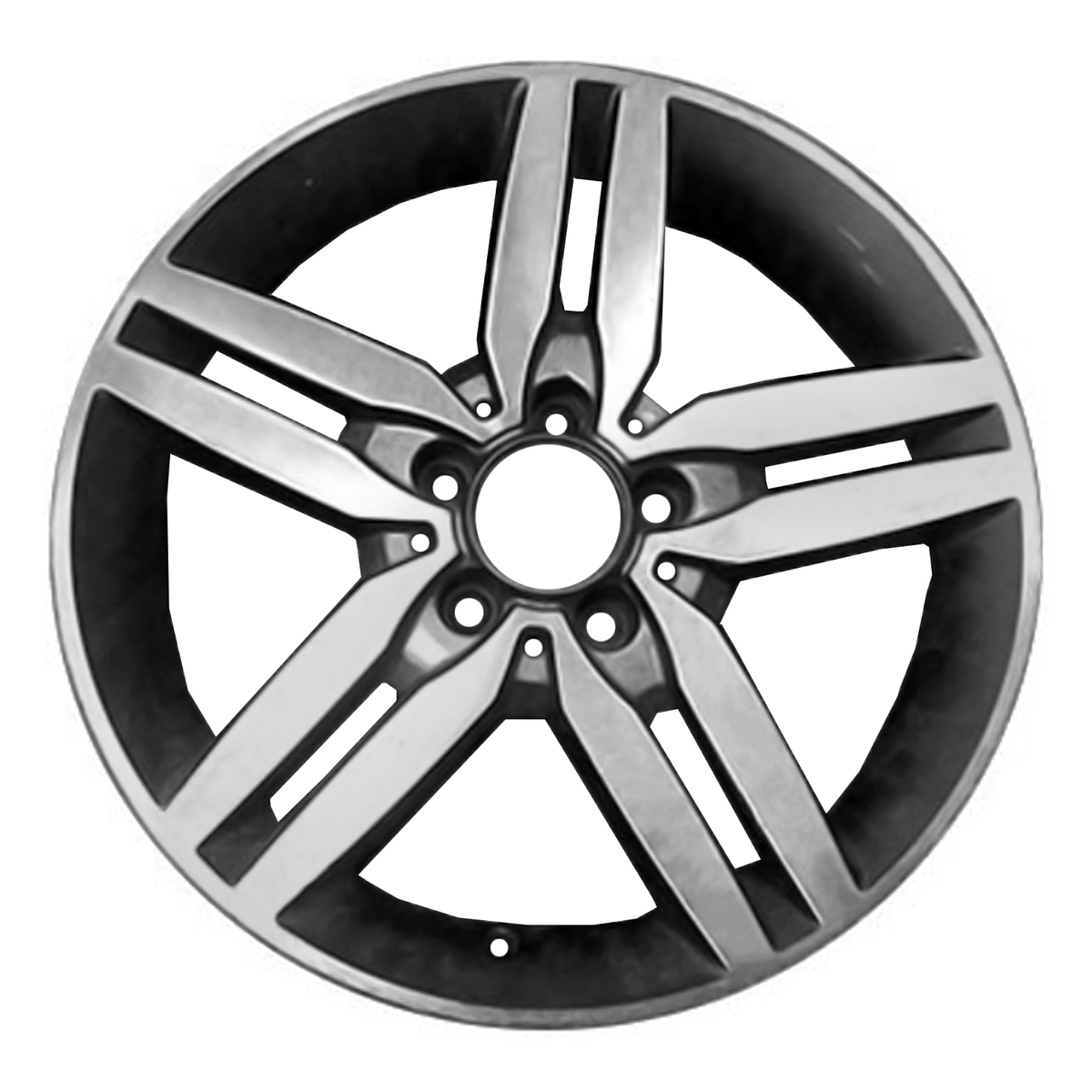 OW-GS279M OEM & Replacement Wheel 17" Machined And Medium Silver Metallic