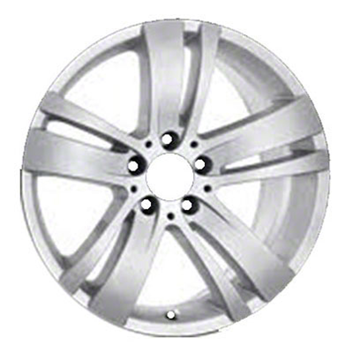 OW-MZNFFB OEM & Replacement Wheel 18" Bright Hypersilver