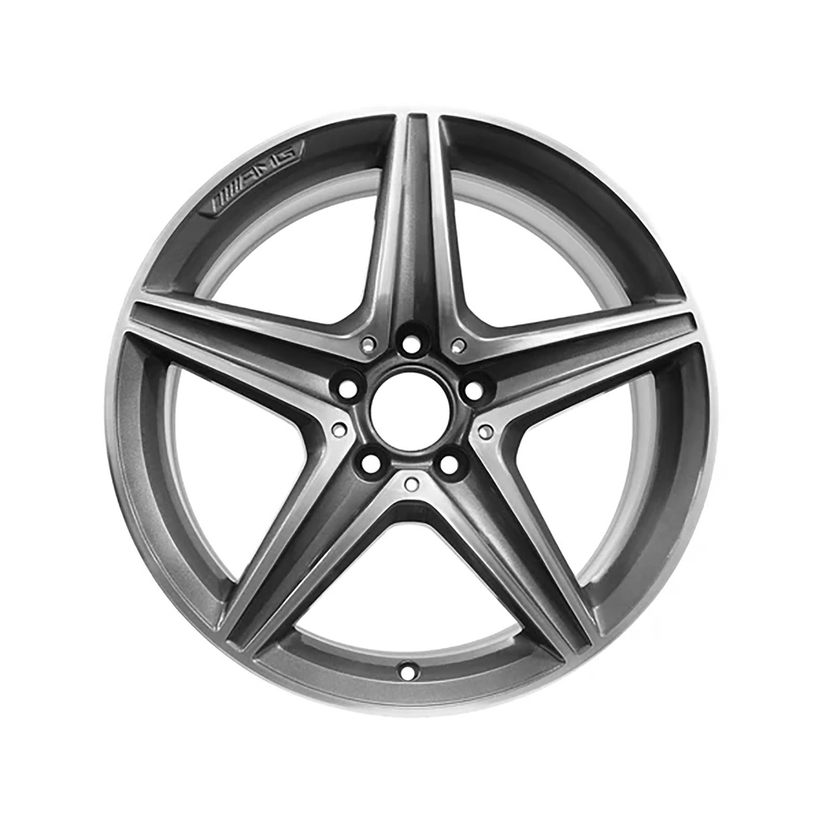 OW-M4WTJM OEM & Replacement Wheel 18" 5x112.0 Machined And Charcoal Metallic