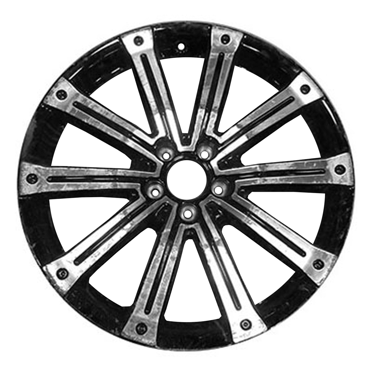 OW-J3XBM4 OEM & Replacement Wheel 20" Machined And Gloss Black