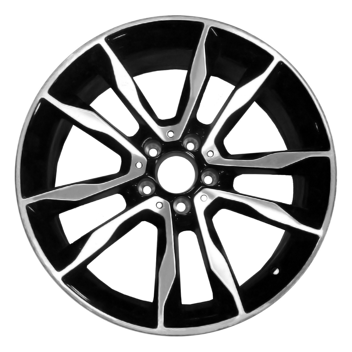 ALY85383U45 OEM Factory Wheel 19" 5x112.0 Painted Bright Sparkle Silver Metallic