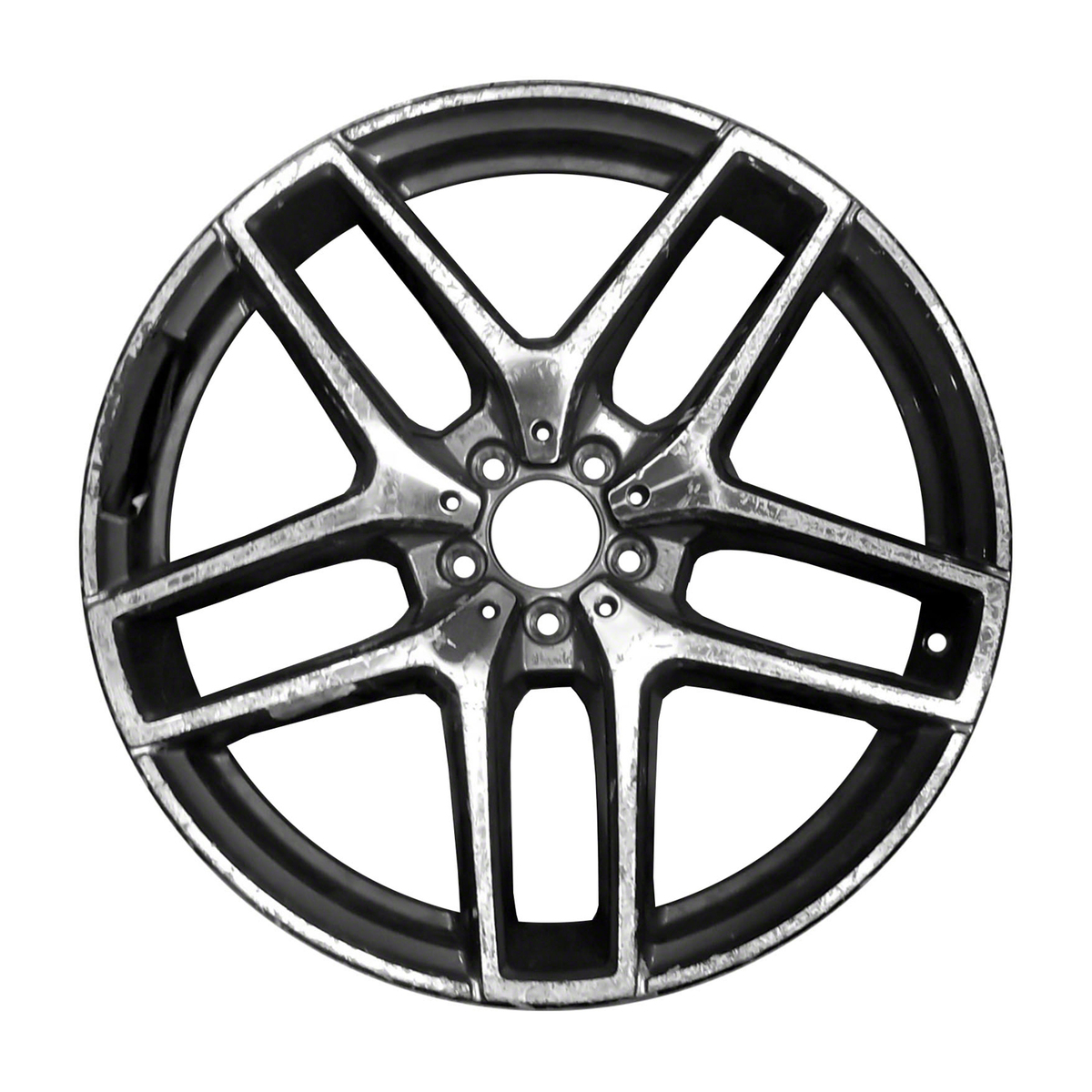 ALY85490U35 OEM Factory Wheel 21" 5x112.0 Machined And Medium Charcoal