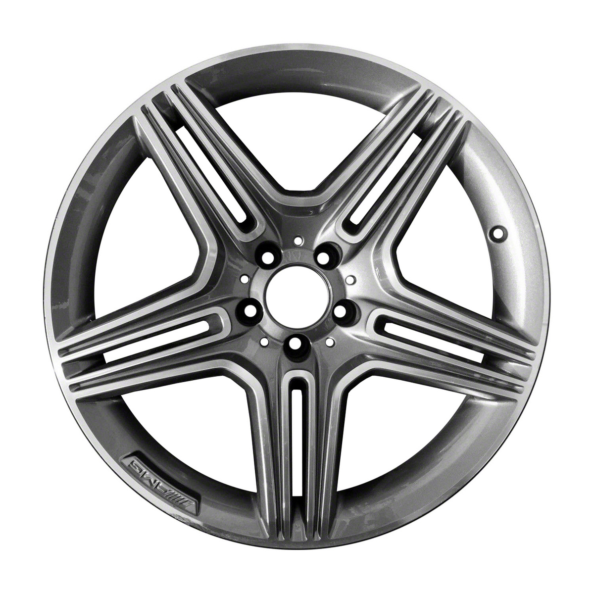 OW-9VAKVR OEM & Replacement Wheel 19" Machined Charcoal Silver