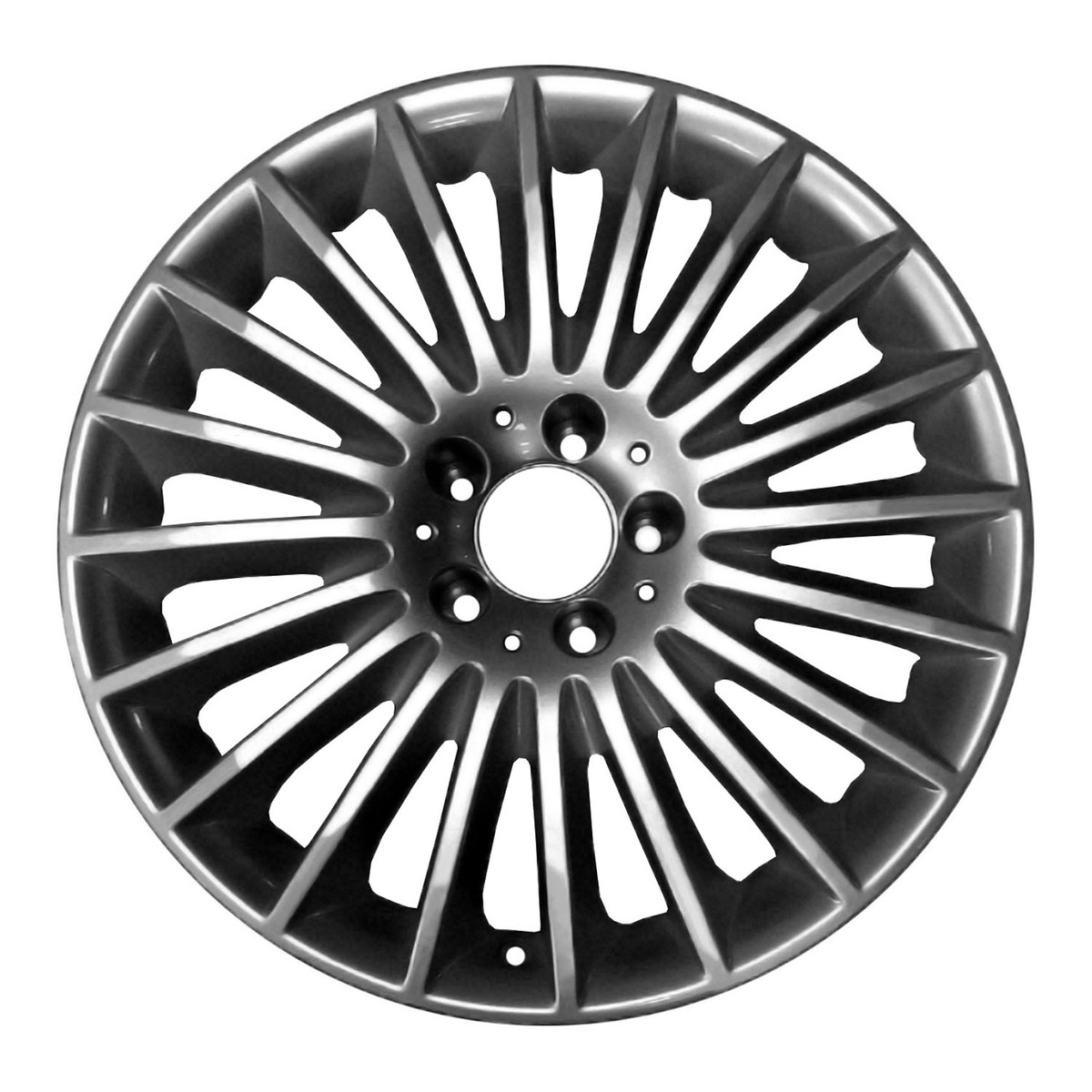 OW-MV5E5H OEM & Replacement Wheel 18" Painted Sparkle Silver