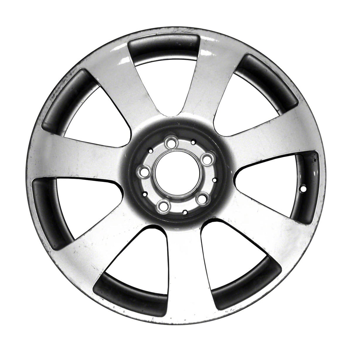 OW-8FDCBX OEM & Replacement Wheel 17" Painted Bright Silver Metallic