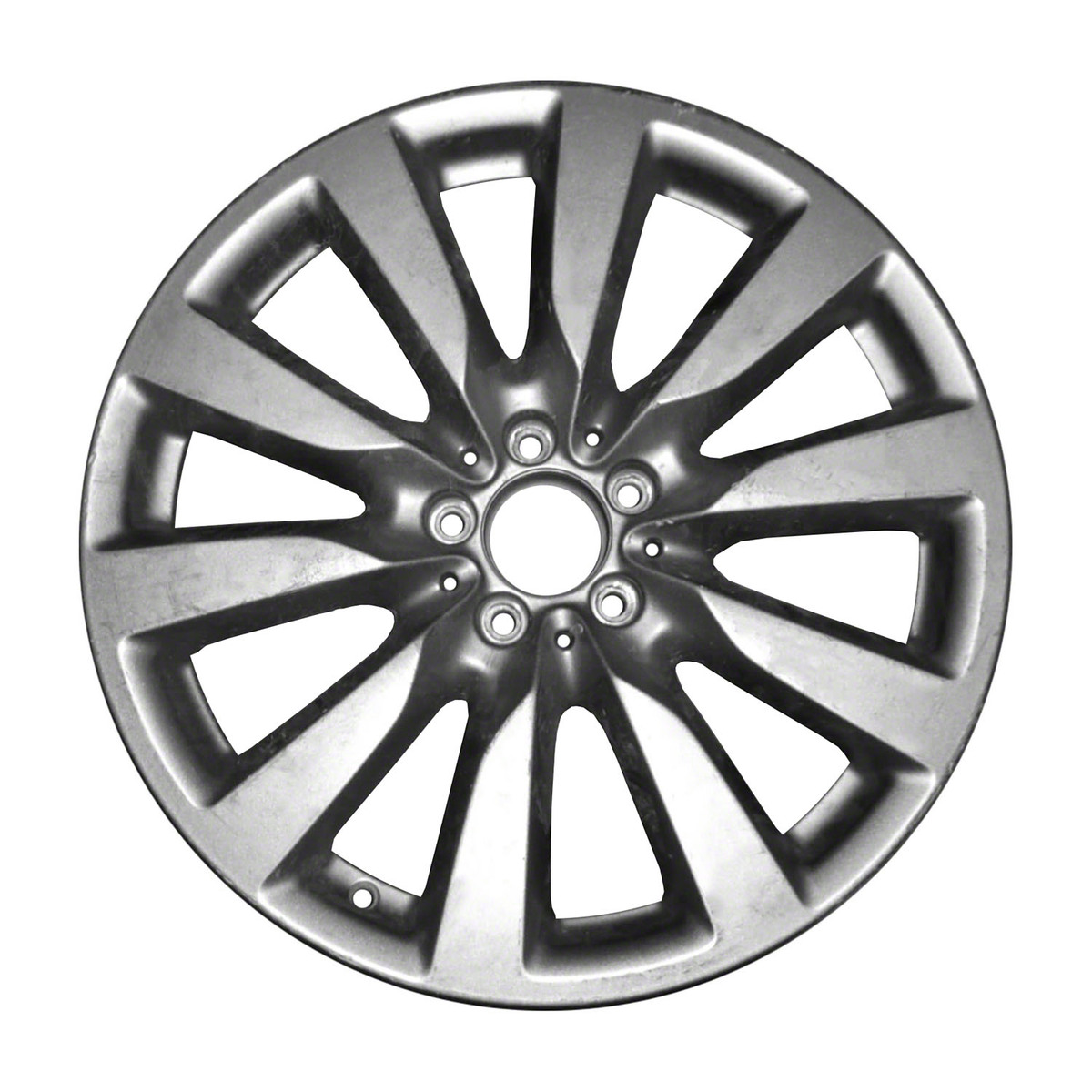 ALY85798U35 OEM Factory Wheel 19" Medium Charcoal With Egg Matte Clear